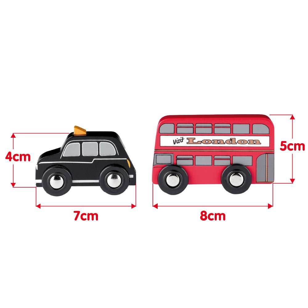Red Bus and Black Cab - Toby Tiger