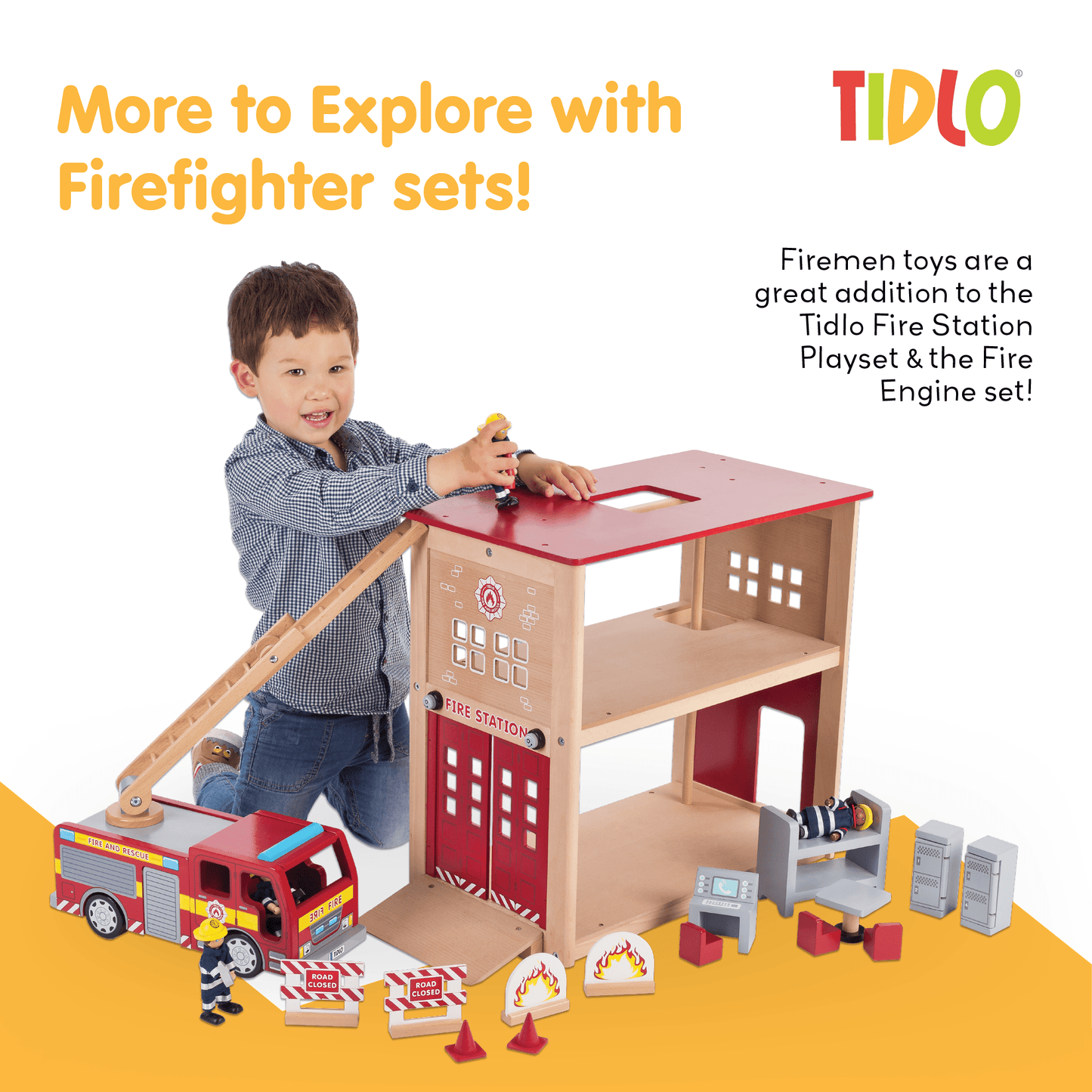 Firefighters Set - Toby Tiger