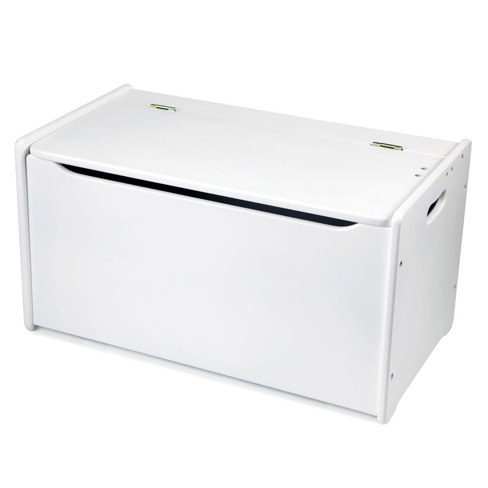 White Wooden Toy Chest - Toby Tiger