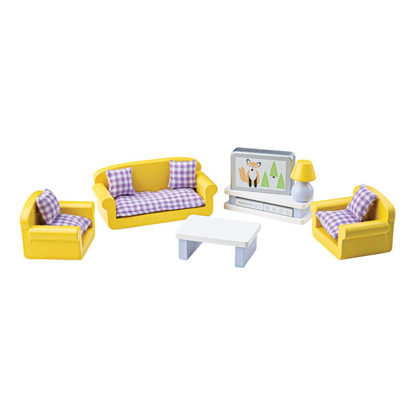 Dolls House Living Room Furniture Set - Toby Tiger