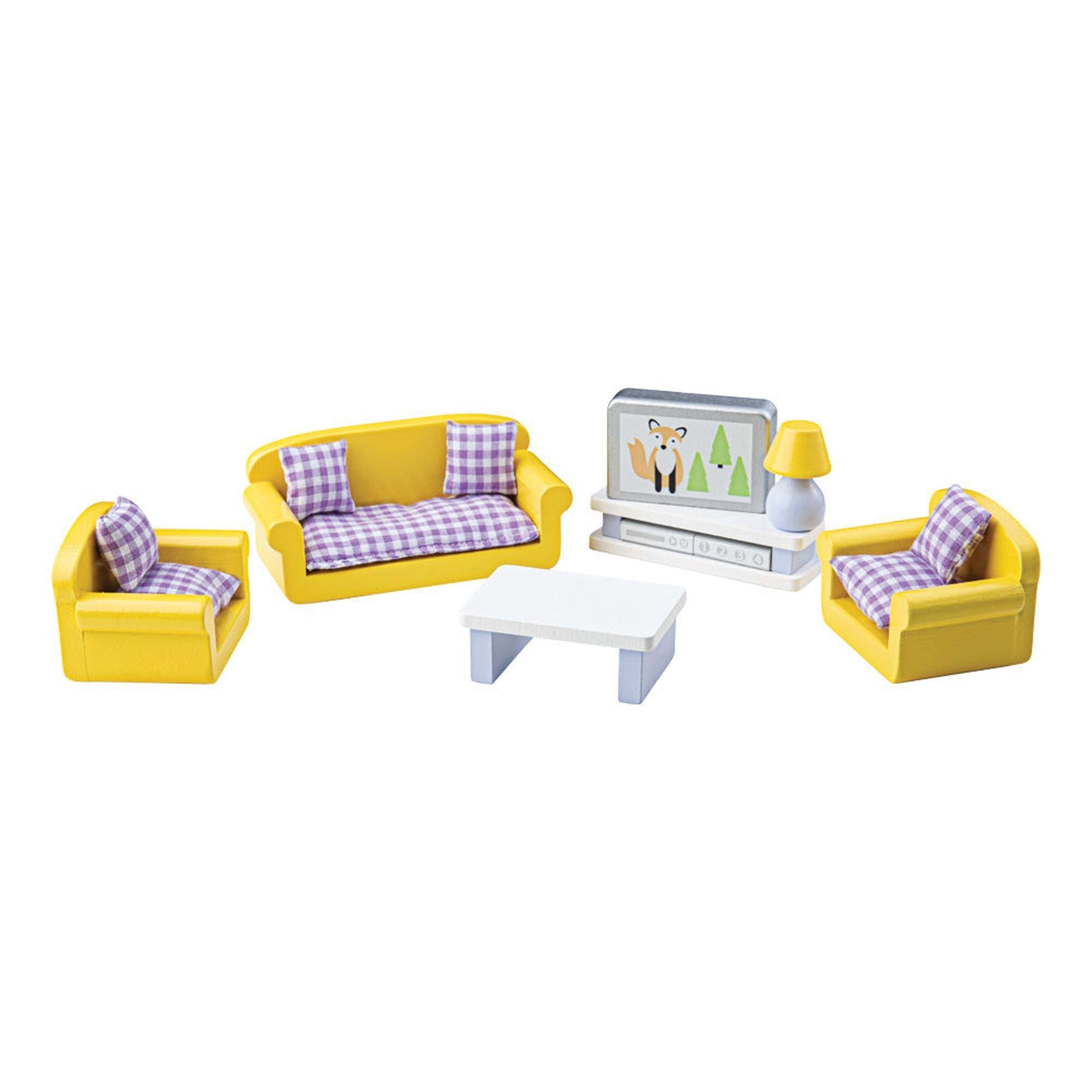 Dolls House Living Room Furniture Set - Toby Tiger