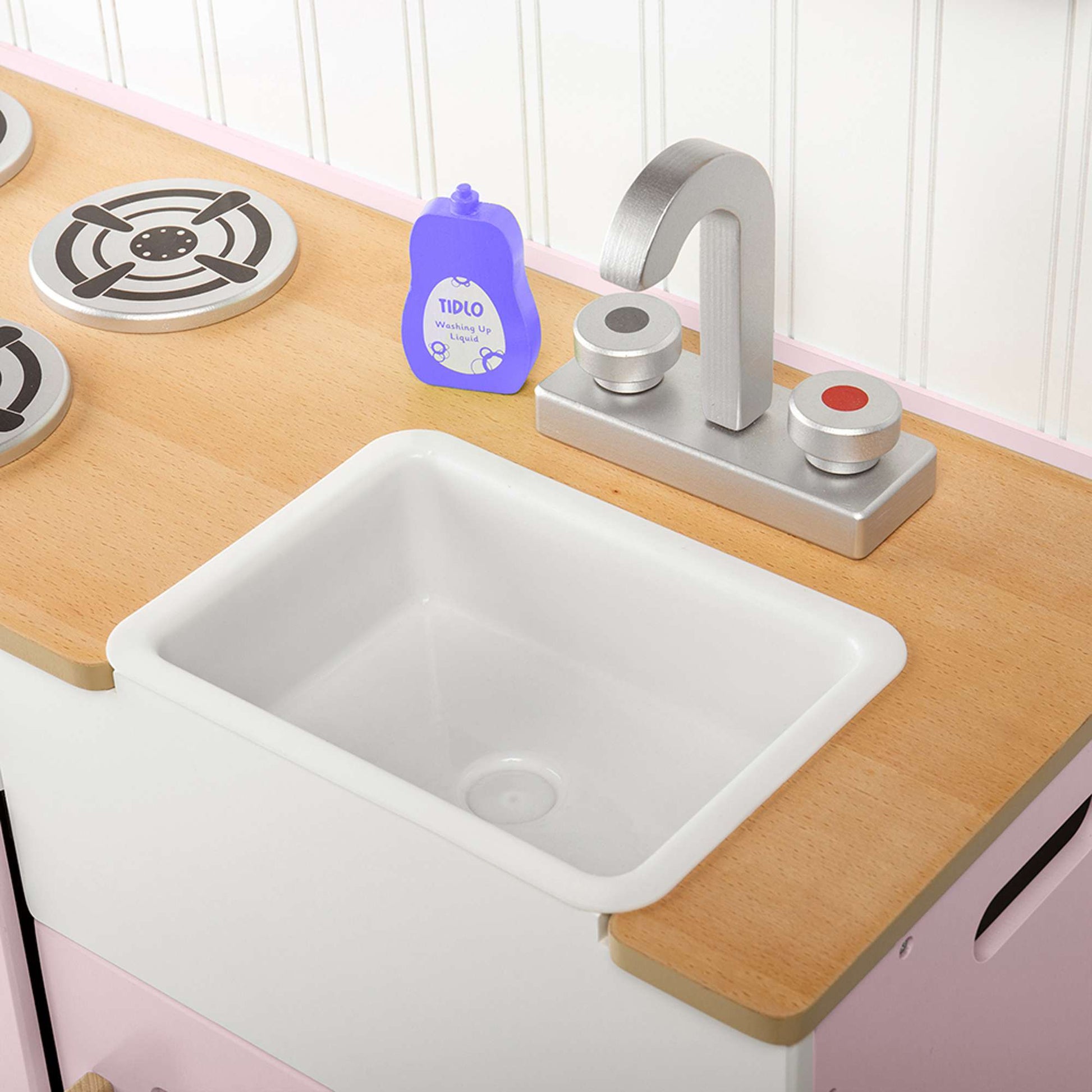 Country Play Kitchen - Pink - Toby Tiger UK