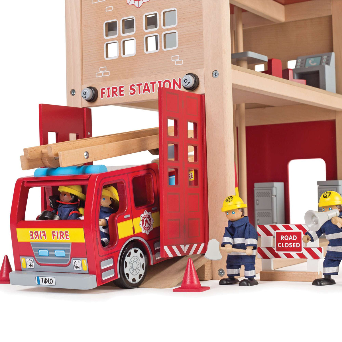 Fire Station Playset - Toby Tiger UK