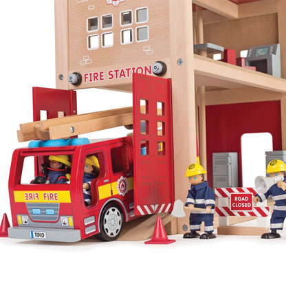 Fire Station Playset - Toby Tiger UK