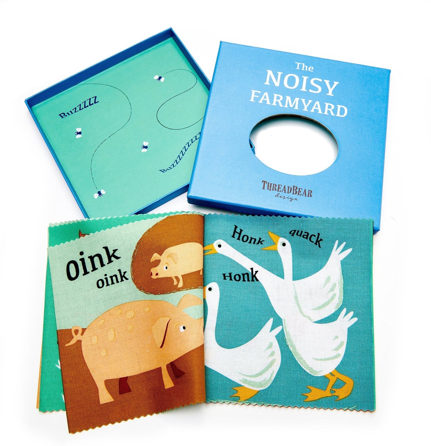 The Noisy Farmyard Rag Book - Toby Tiger
