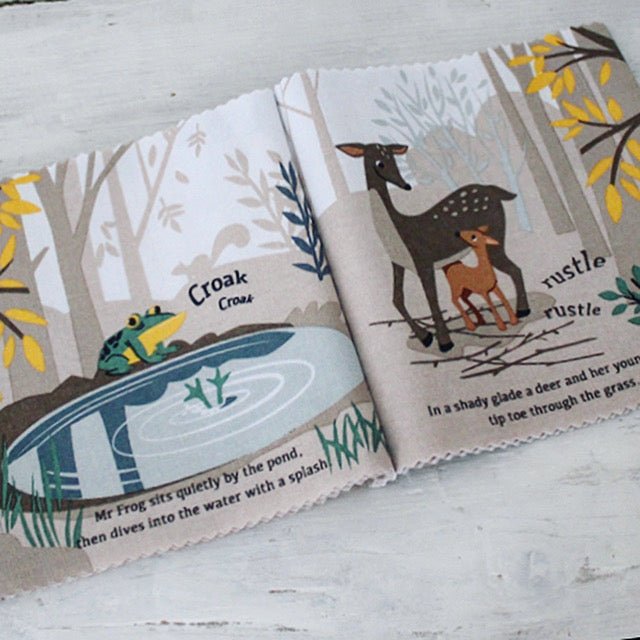 The Woodland Hush Rag Book - Toby Tiger