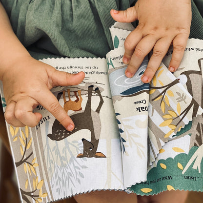 The Woodland Hush Rag Book - Toby Tiger