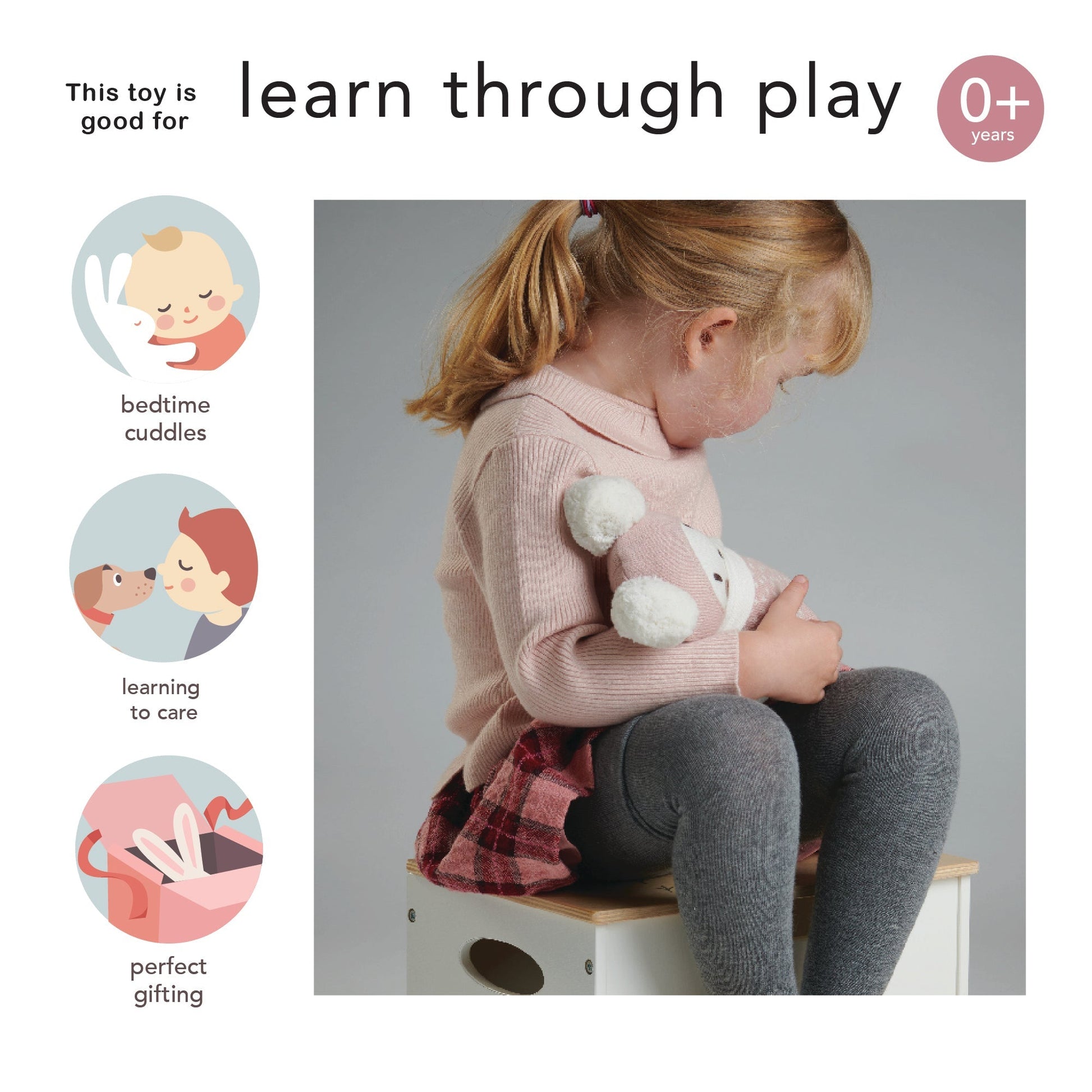 Baby Bella Knitted Doll - Toby Tiger