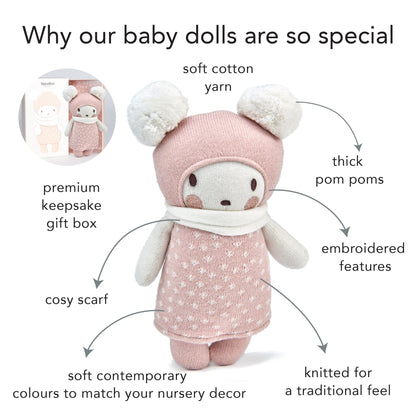 Baby Bella Knitted Doll - Toby Tiger