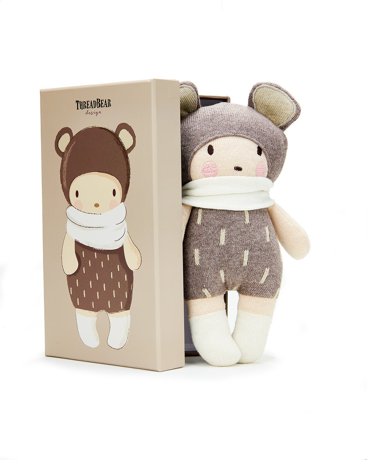 Baby Beau Knitted Doll - Toby Tiger
