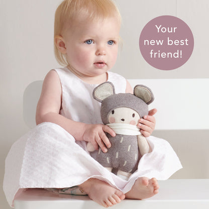 Baby Beau Knitted Doll - Toby Tiger