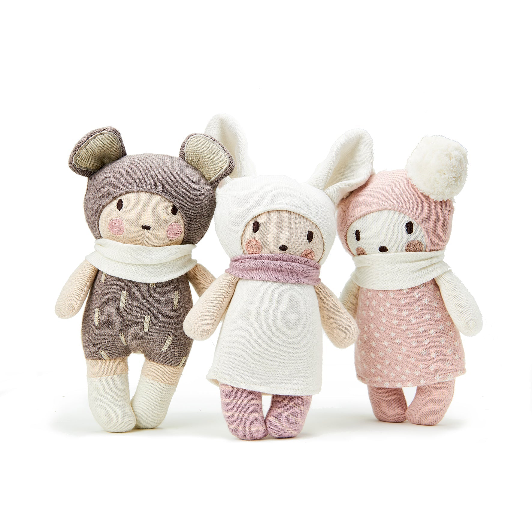 Baby Beau Knitted Doll - Toby Tiger