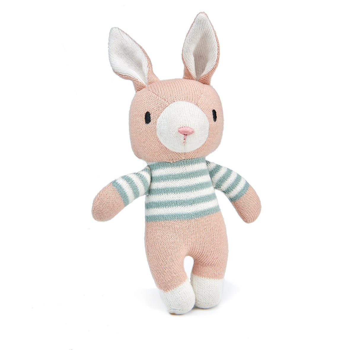 Finbar The Hare Knitted Toy - Toby Tiger