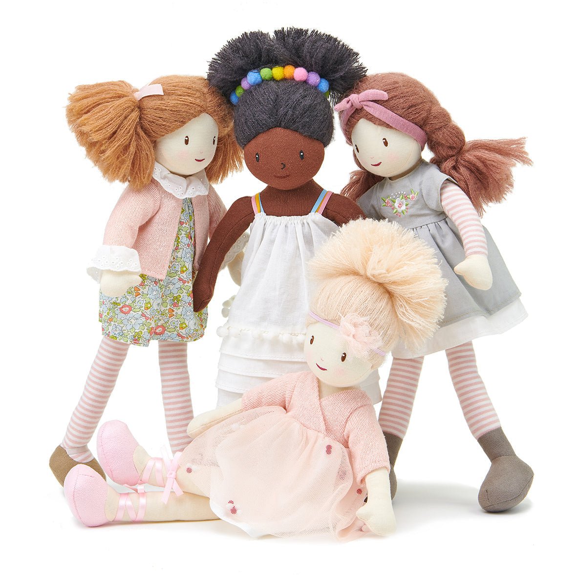 Marty Floral Rag Doll - Toby Tiger