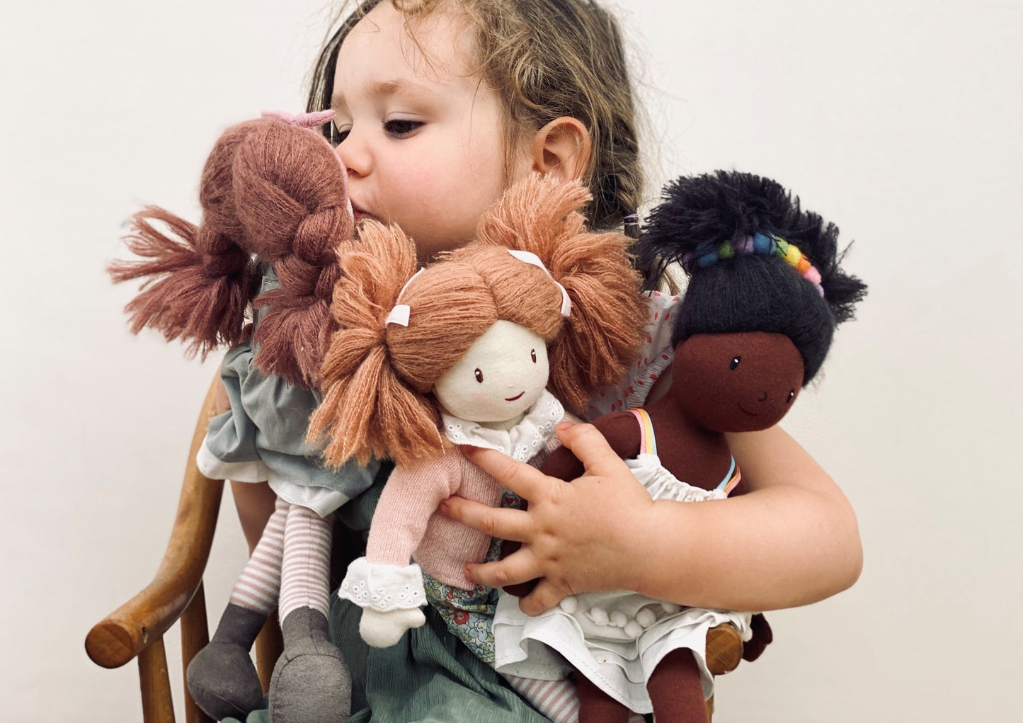 Marty Floral Rag Doll - Toby Tiger
