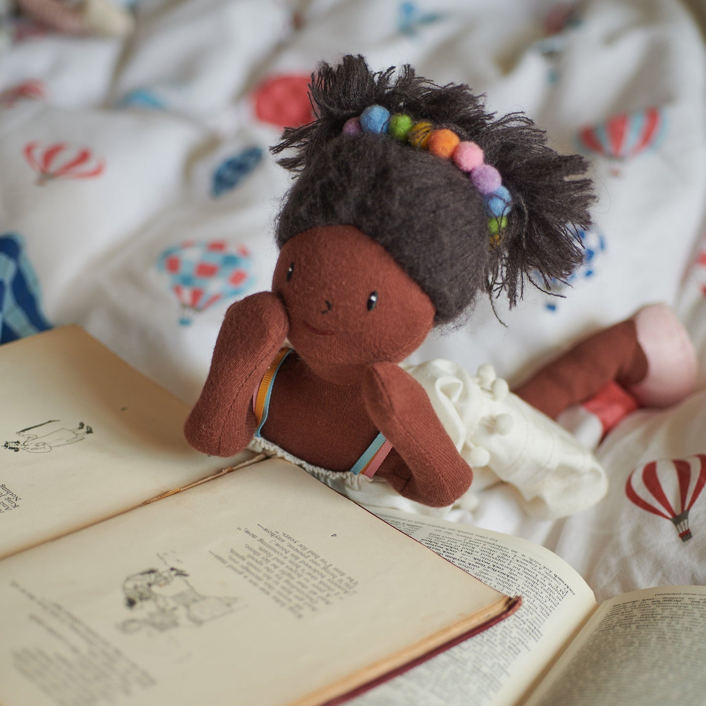 Esme Rainbow Rag Doll - Toby Tiger