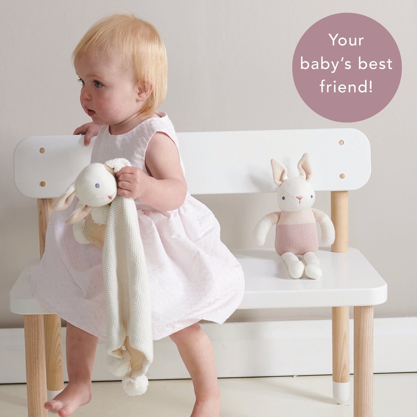 Baby Threads Cream Bunny Doll - Toby Tiger