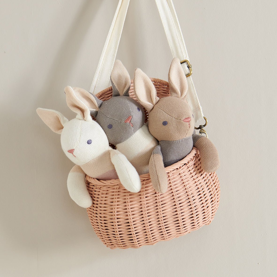 Baby Threads Taupe Bunny Doll - Toby Tiger