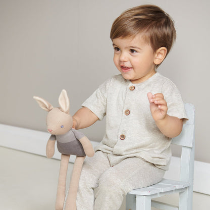 Baby Threads Taupe Bunny Doll - Toby Tiger