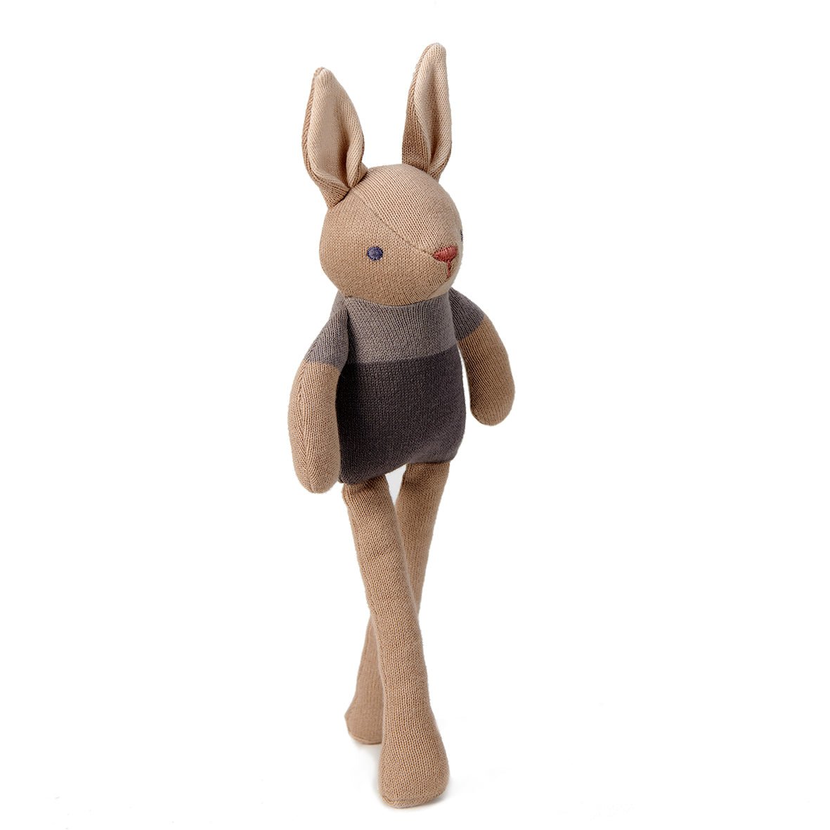 Baby Threads Taupe Bunny Doll - Toby Tiger