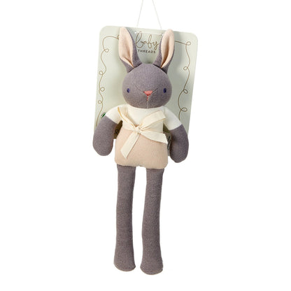 Baby Threads Grey Bunny Doll - Toby Tiger