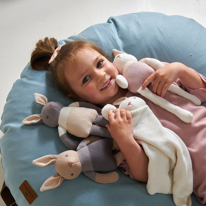 Baby Threads Grey Bunny Doll - Toby Tiger