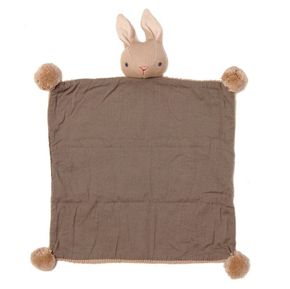 Baby Threads Taupe Bunny Comforter - Toby Tiger