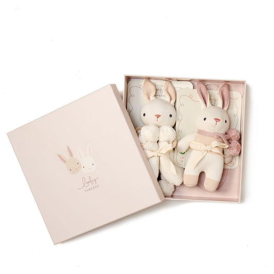 Baby Threads Cream Bunny Gift Set - Toby Tiger