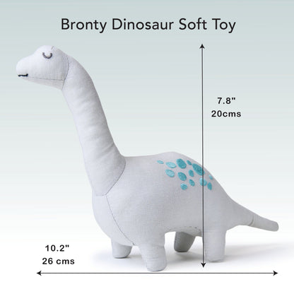 Bronty Linen Dinosaur Toy - Toby Tiger