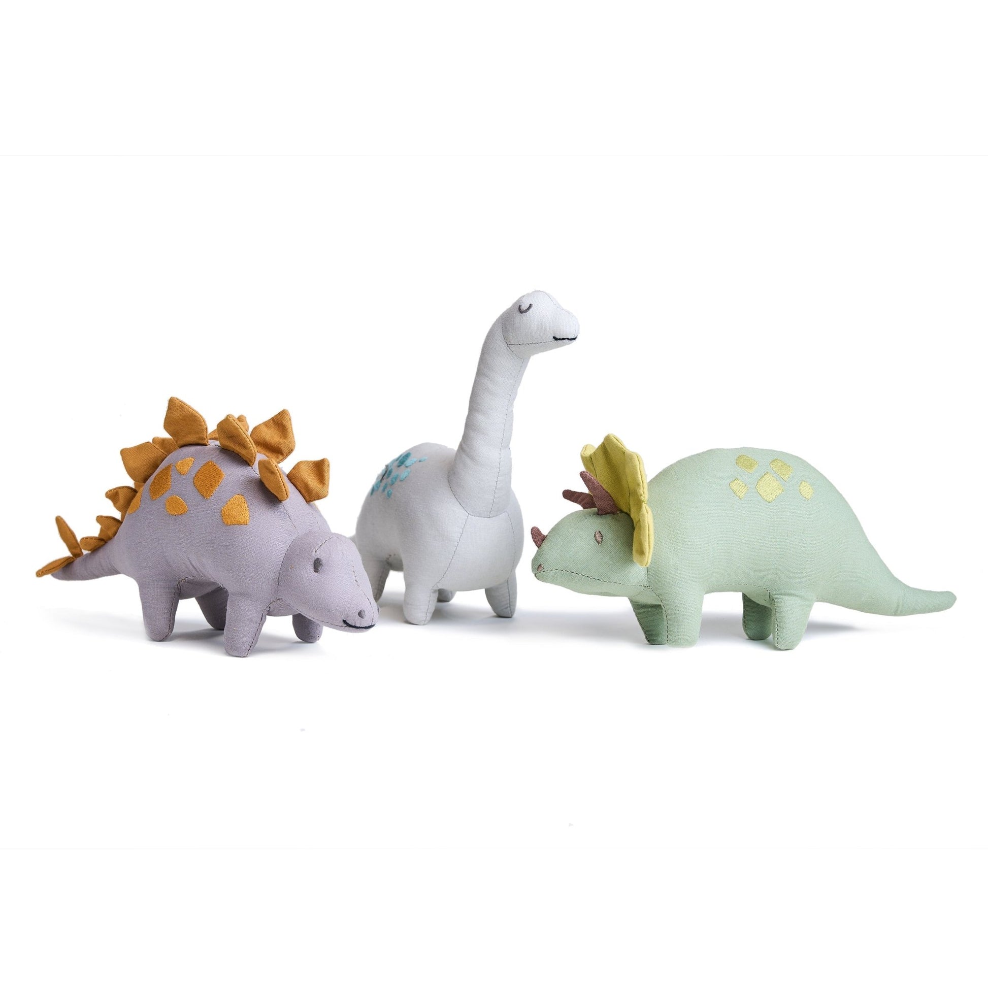 Bronty Linen Dinosaur Toy - Toby Tiger
