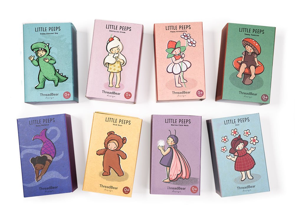 Little Peeps Martha Cloth Moth - Toby Tiger