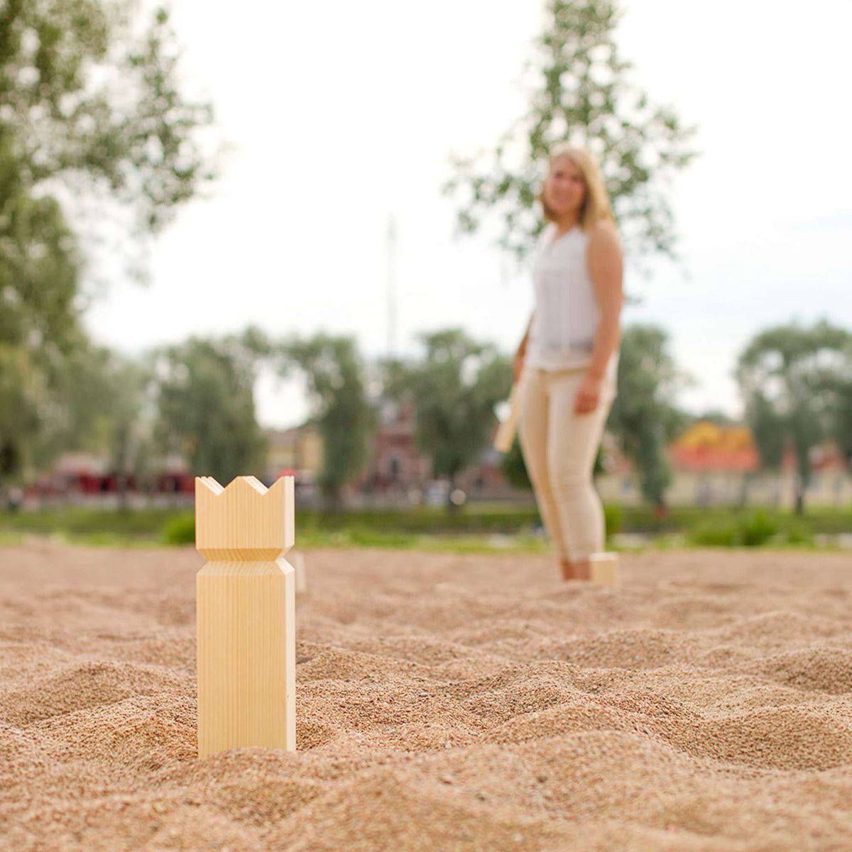 KUBB Family Traditional Swedish Outdoor Wooden Garden Game Set - Toby Tiger UK