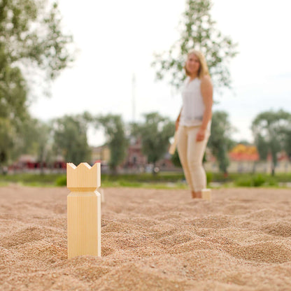 KUBB Family Traditional Swedish Outdoor Wooden Garden Game Set - Toby Tiger UK