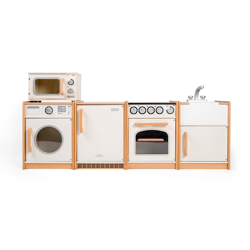Tidlo White Play Kitchen Bundle - Toby Tiger