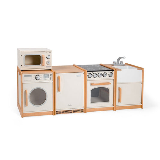 Tidlo White Play Kitchen Bundle - Toby Tiger