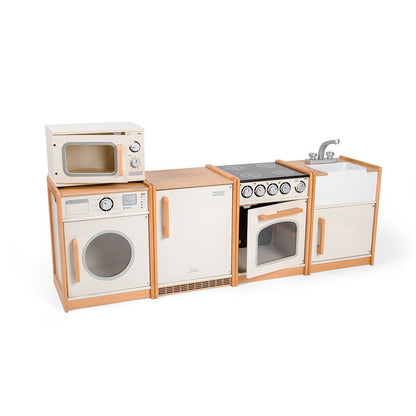 Tidlo White Play Kitchen Bundle - Toby Tiger