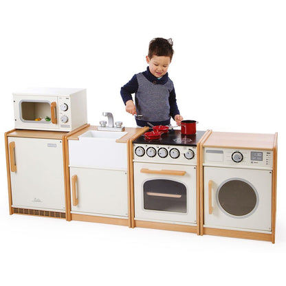 Tidlo White Play Kitchen Bundle - Toby Tiger
