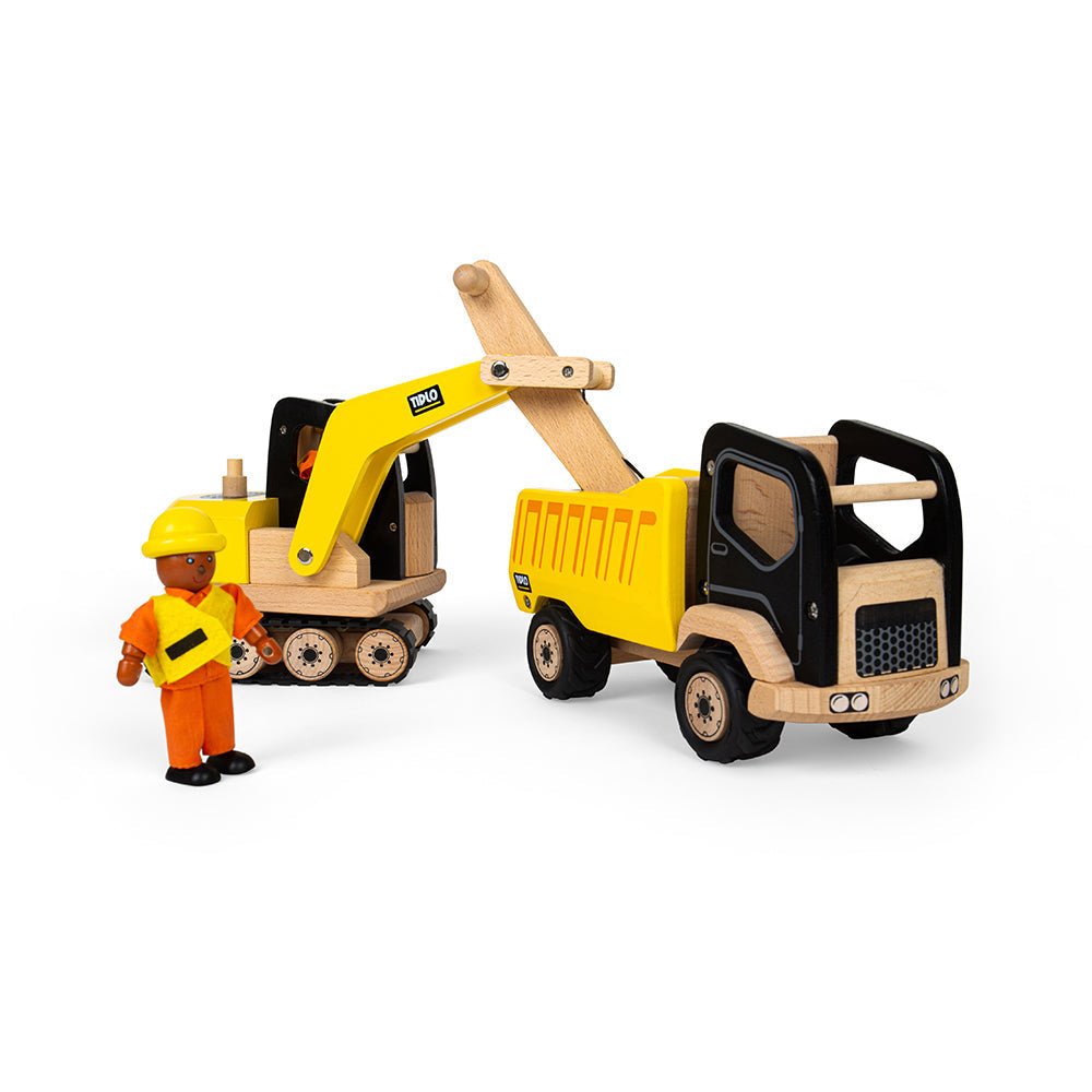 Tidlo Construction Toy Bundle - Toby Tiger