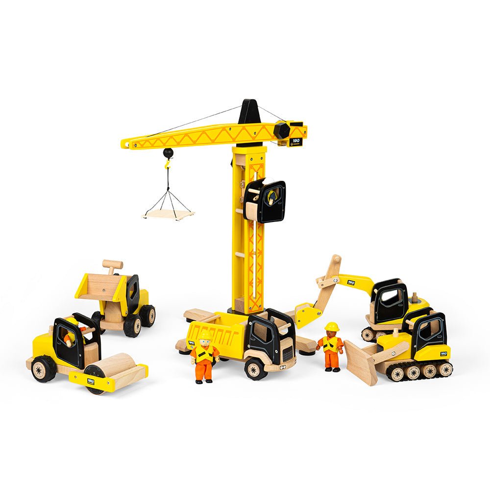 Tidlo Construction Toy Bundle - Toby Tiger