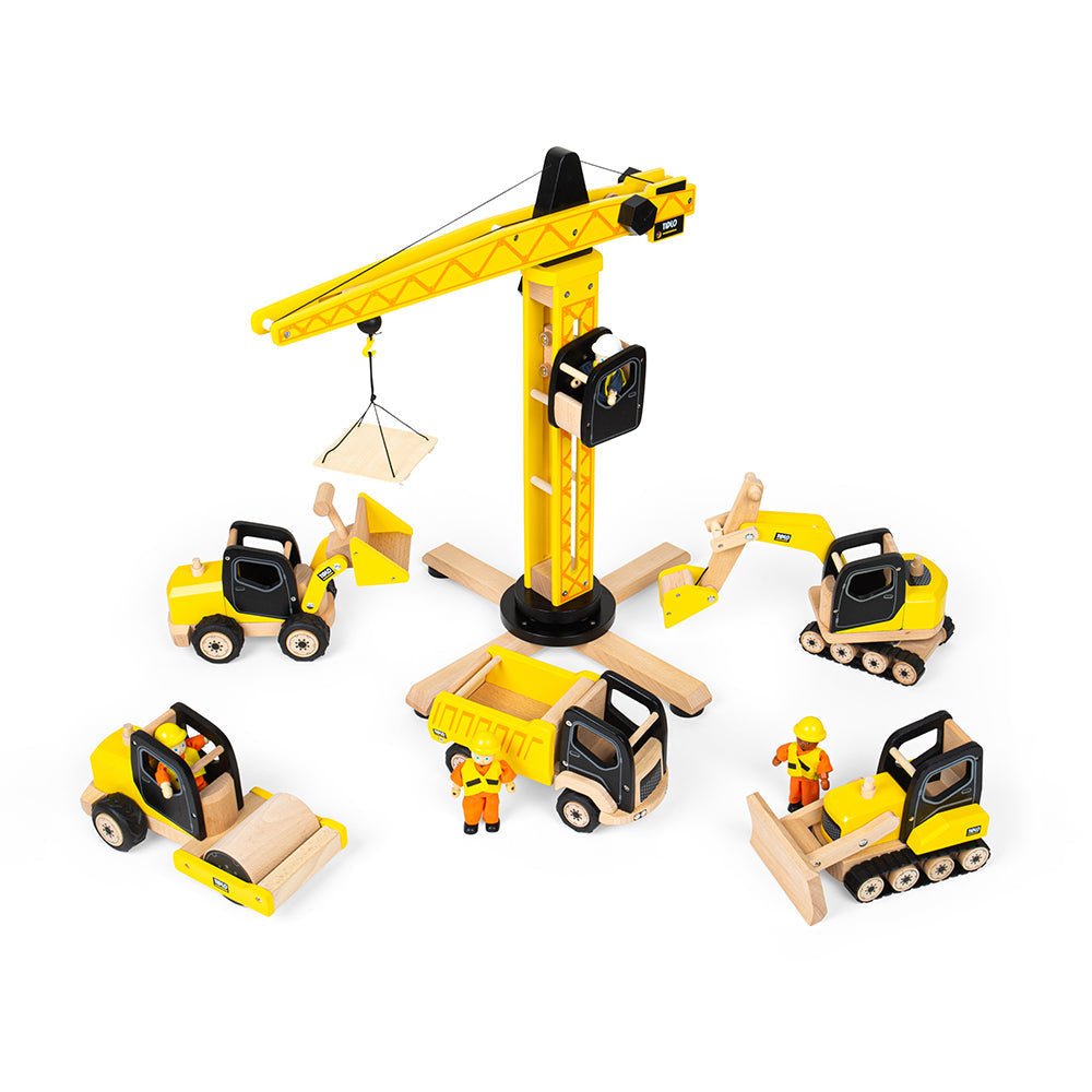 Tidlo Construction Toy Bundle - Toby Tiger
