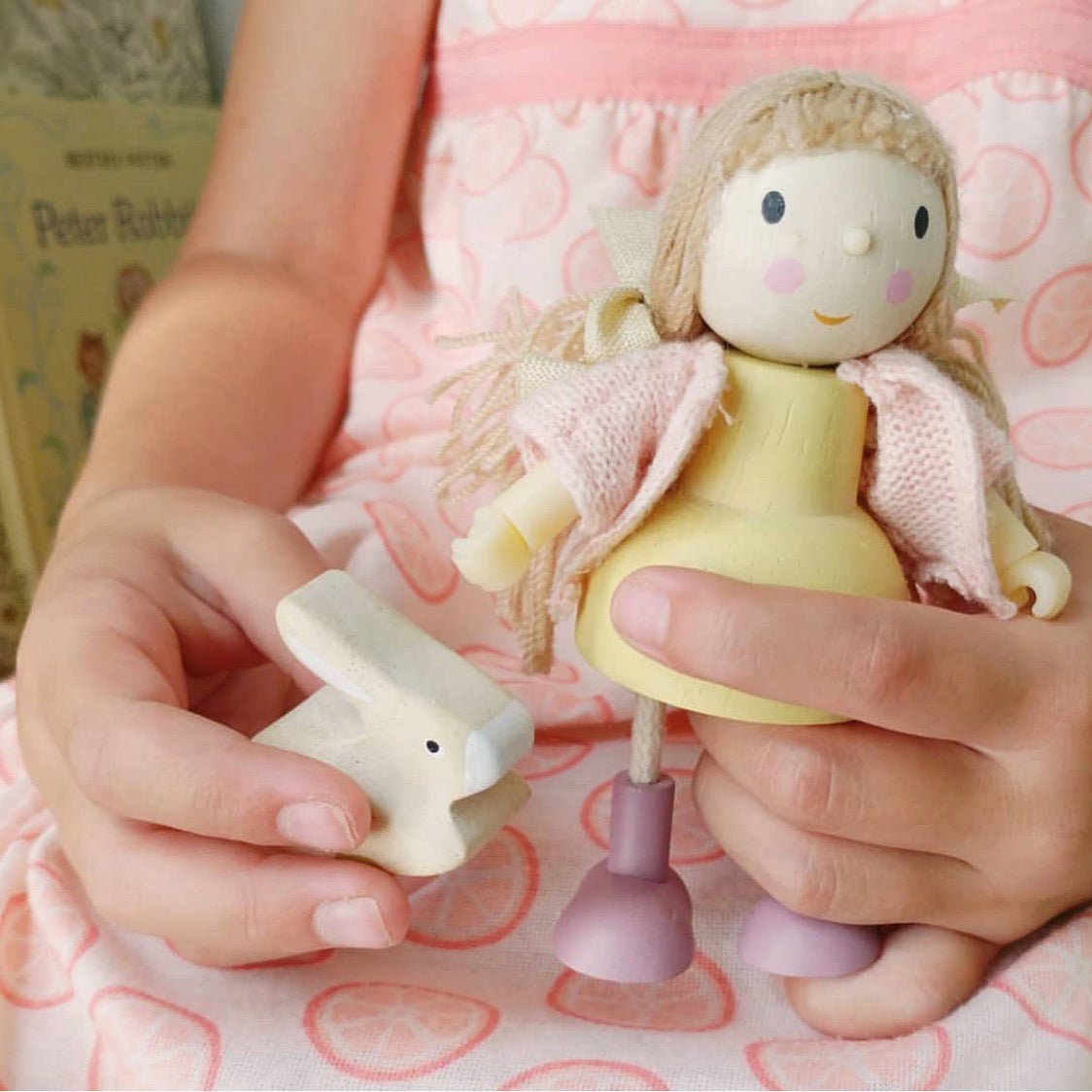 Amy And Her Rabbit - Toby Tiger