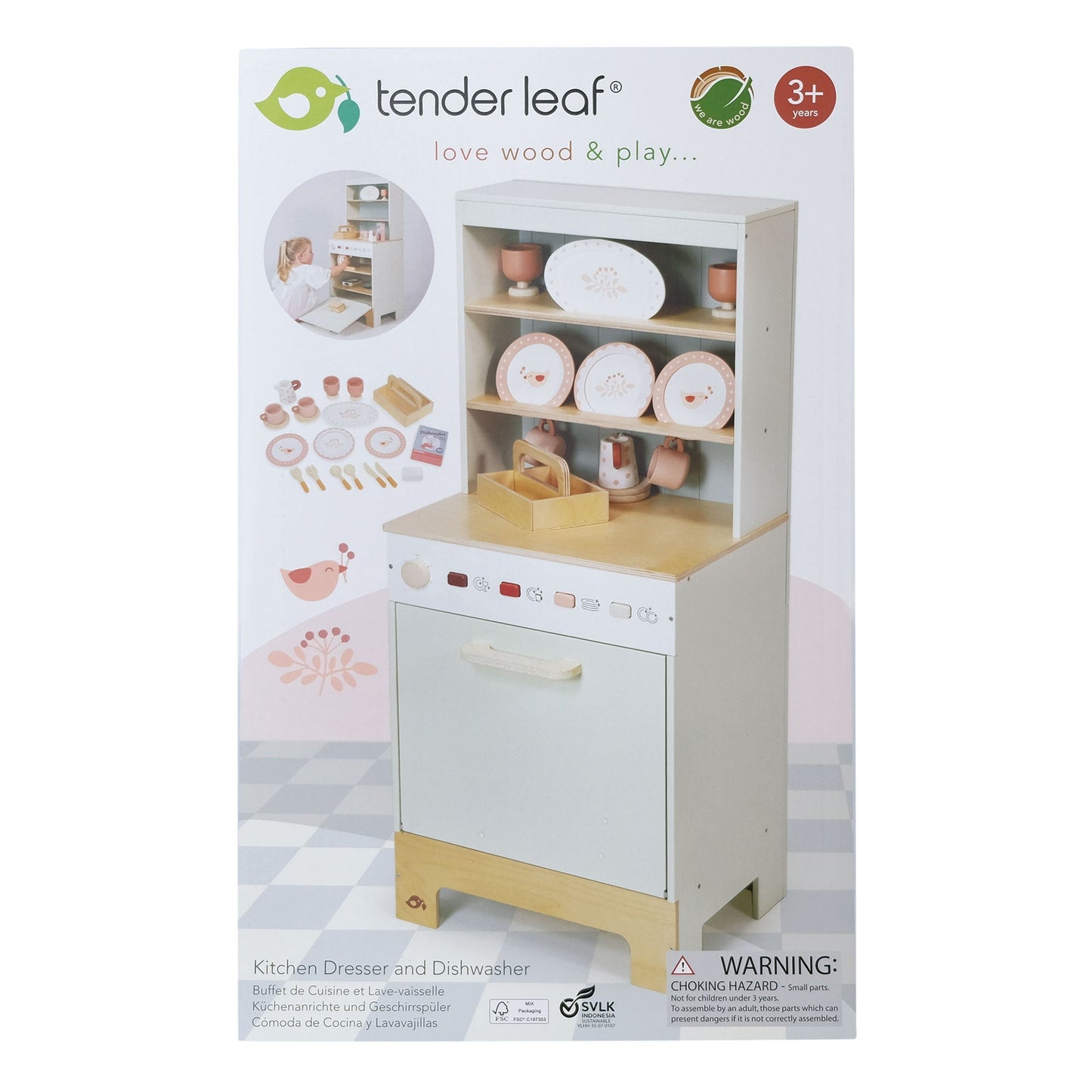 Kitchen Dresser and Dishwasher - Toby Tiger