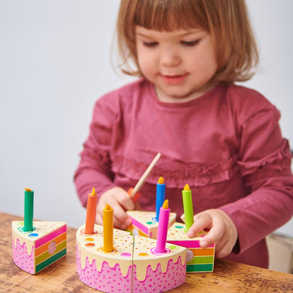Rainbow Birthday Cake - Toby Tiger