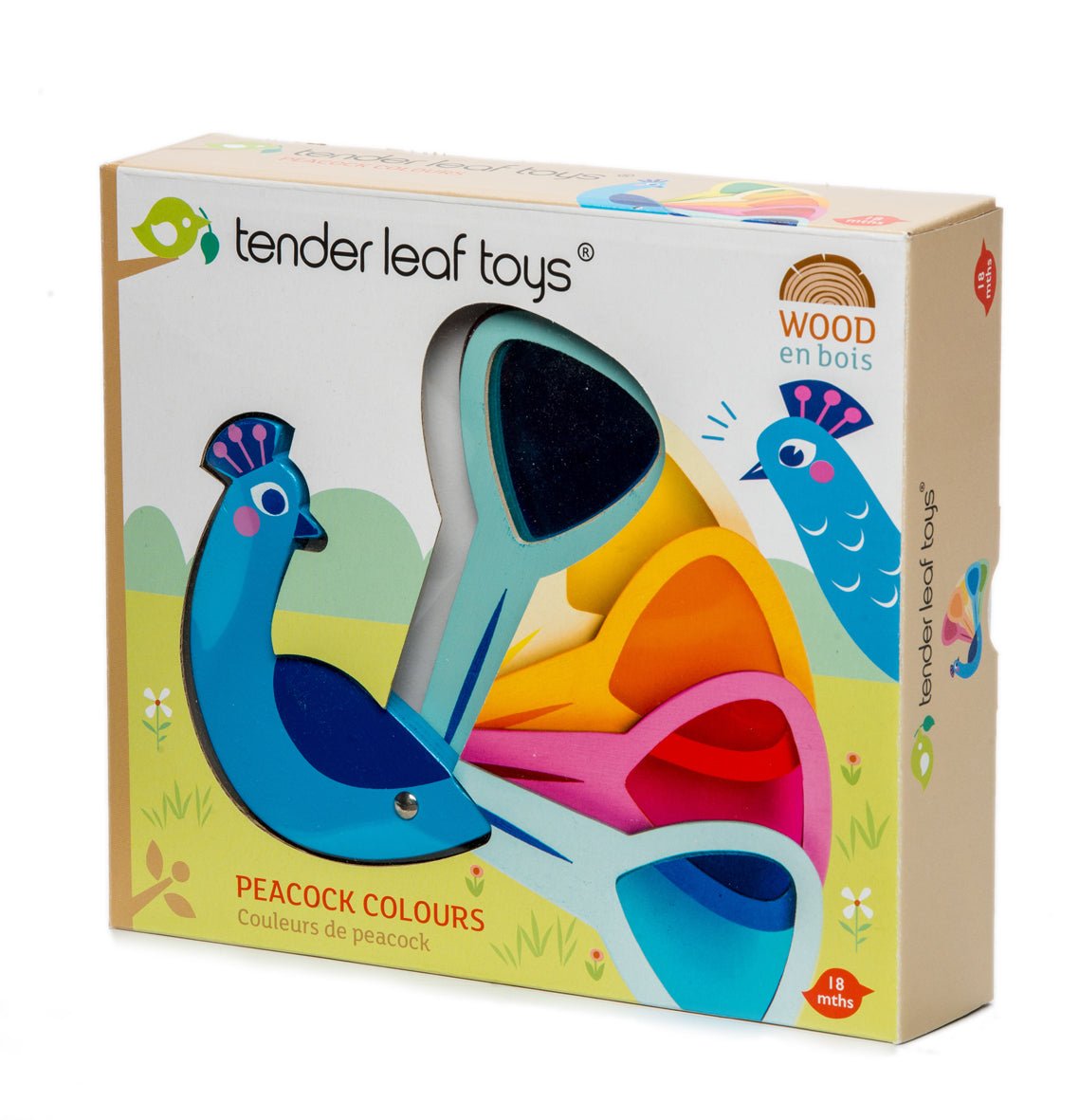 Rainbow Peacock Colours - Toby Tiger