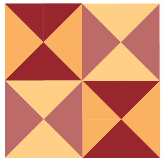 Patchwork Quilt Puzzle - Toby Tiger