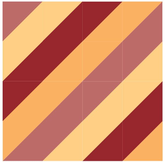 Patchwork Quilt Puzzle - Toby Tiger