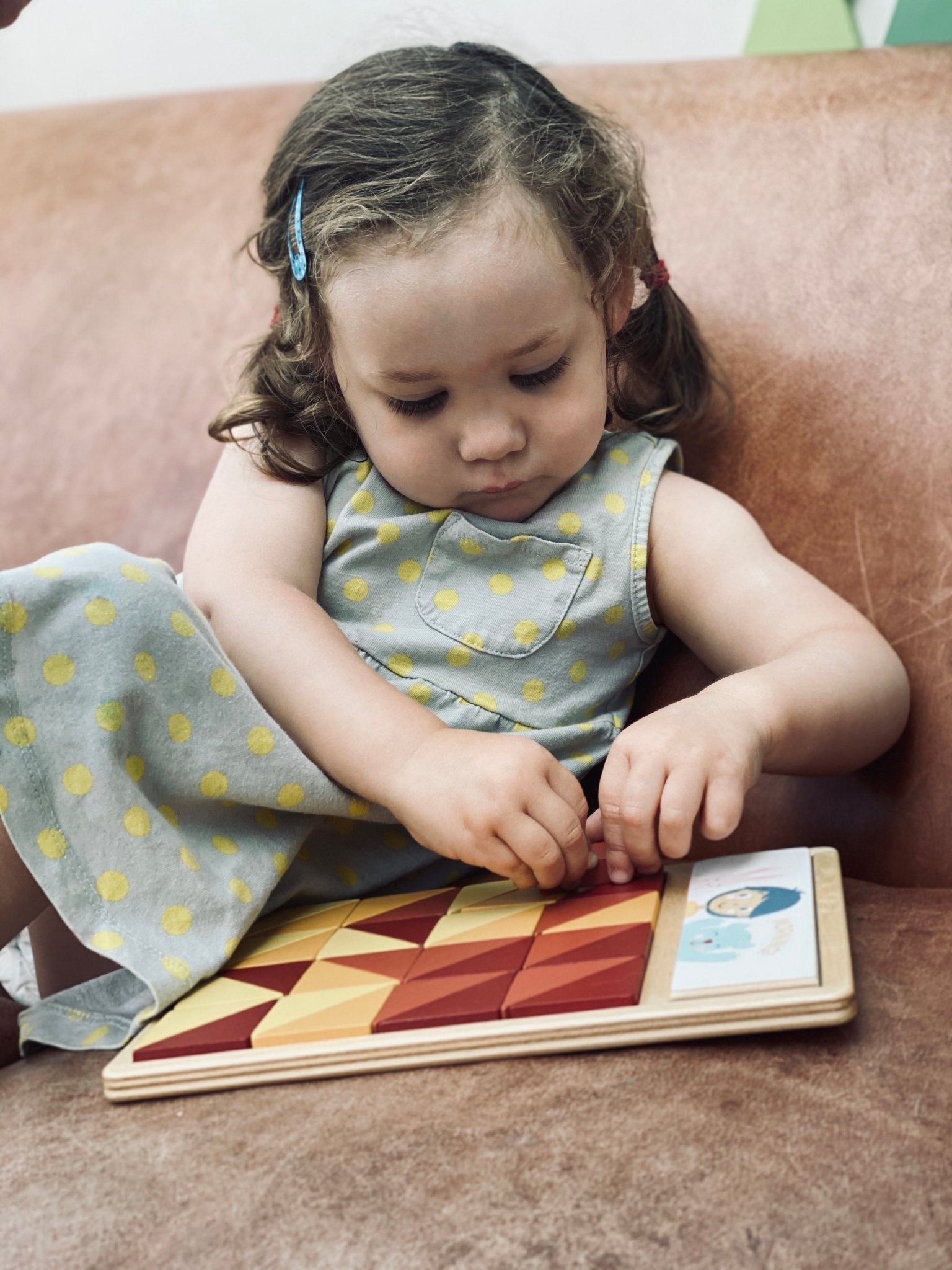 Patchwork Quilt Puzzle - Toby Tiger
