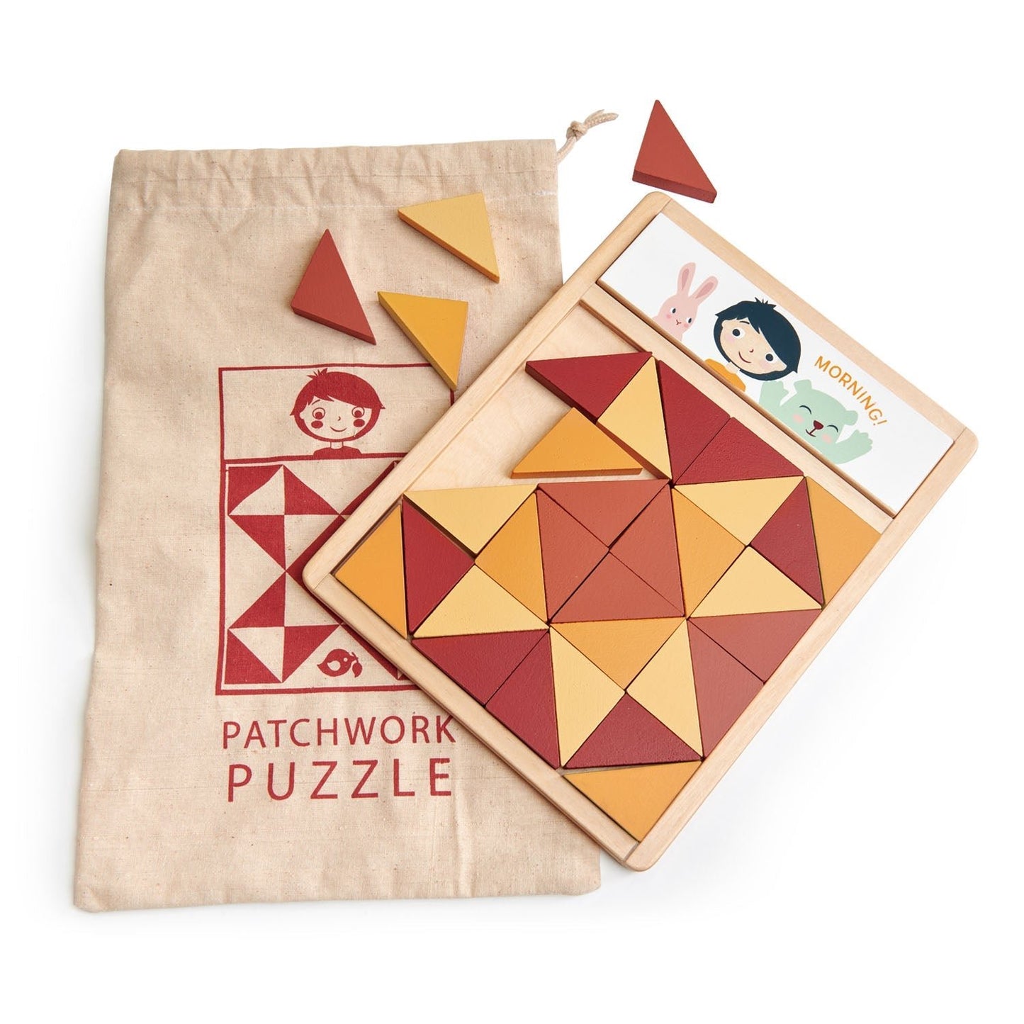 Patchwork Quilt Puzzle - Toby Tiger