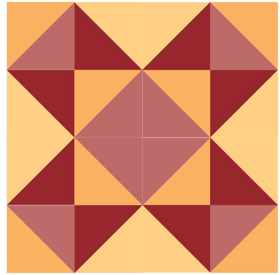 Patchwork Quilt Puzzle - Toby Tiger