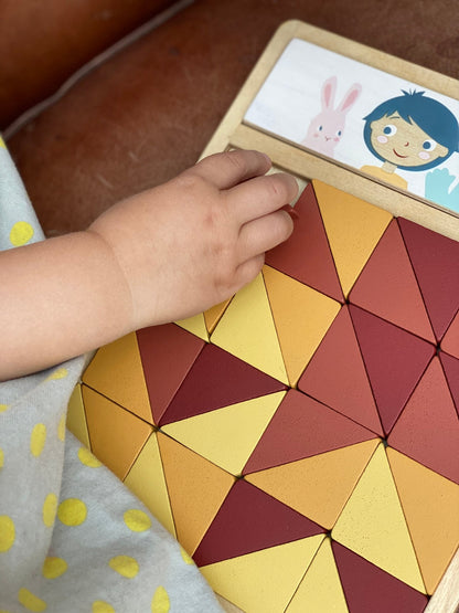 Patchwork Quilt Puzzle - Toby Tiger